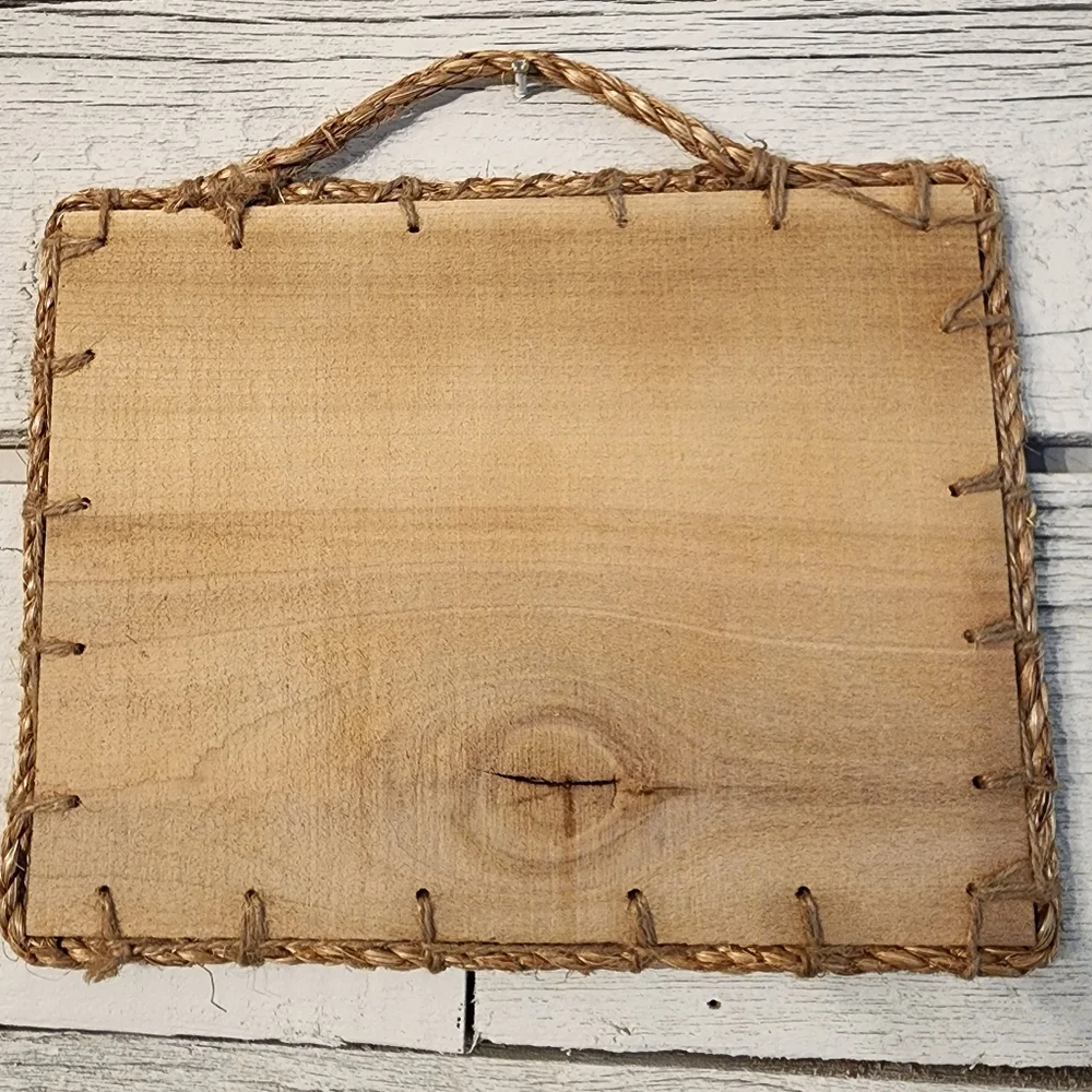 Handpainted farmhouse wood wall hangings
